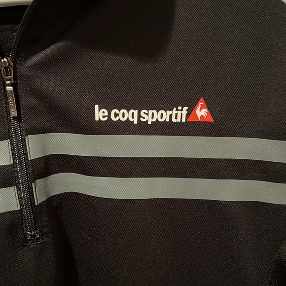 Le Coq Sportif black golf shirt - Picture 2 of 9